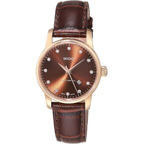 Mido Baroncelli - Swiss Automatic Watch for Women - Brown Dial - Case 29mm - M76003648
