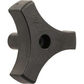 JR Products 20175 Tri-Lug Window Knob - 9/16", Black