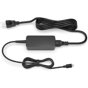 Chromebook Charger for HP Chromebook Laptop (UL Certified Safety) with USB C, 45W