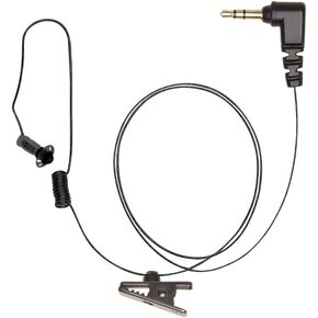 Klein Dark Series, Covert Police Listen Only Earpiece, Tubeless, 3.5mm, 22-Inch Black Cord (Dark-3.5-RT-B)