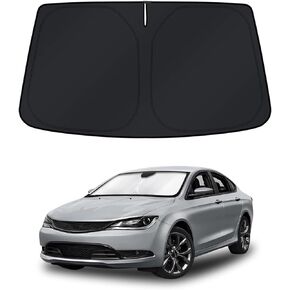KUST Windshield Sun Shade for Chrysler 200 2015 2016 2017 2018 Window Shade Sun Visor Cover Foldable Blocks UV Rays Keep Your Car Cooler