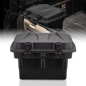 HAKA TOUGH Storage Cargo Box for Polaris Ranger 1000/XP/900/Crew/570 Mid-Size/Fullsize,Bed Accessories for General 1000 Tool Box Rear Trunk Storage Waterproof 21L