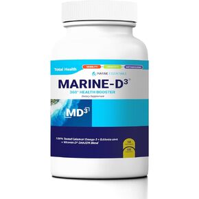 Marine Essentials- Marine D3 Omega 3 Calamari Ecklonia Cava DHA (60 Capsules)