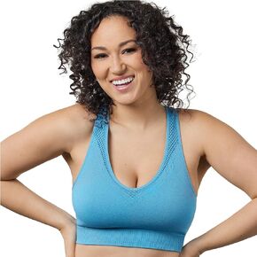 LEADING LADY Lea Racerback Sports Bra - Cooling, Breathable, Smooth Seamless Bra - Sports Bras for Women