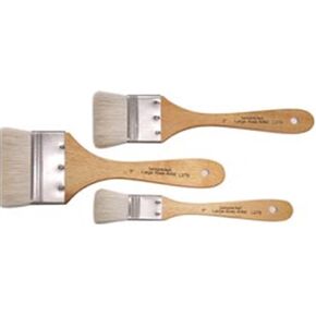 3 Large Area Soft Wash Paint Brushes~gesso, Basecoating