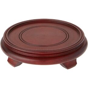 Bard's Dark Wood Decorative Base 1.875" H x 7.5" W x 7.5" D (6" Display Diameter)
