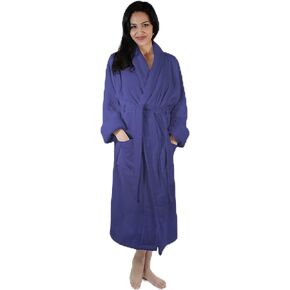 Traditional Women's Turkish Cotton Bathrobe, Classic Home and Bath Robe Collection
