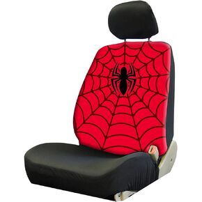 Plasticolor 006938R01 Marvel Spiderman Low Back Universal Fit Car Truck SUV Seat Cover