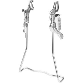 Garneck Bike Accessories Bike Kickstand Double Leg Stand Metal Bike Wheel Hub Display Stand for Road Mountain Bike Mountain Bike Kickstand