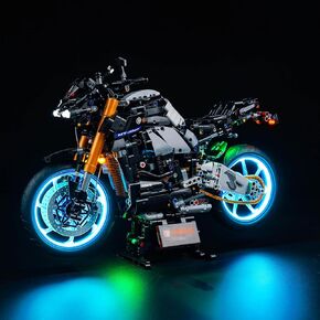 BrickBling LED Light Compatible with Lego Technic Yamaha MT-10 SP 42159 Building Set, DIY Lighting Kit (No Model), Great Gift Compatible with Lego Yamaha Vehicles or Motorcycle Fans