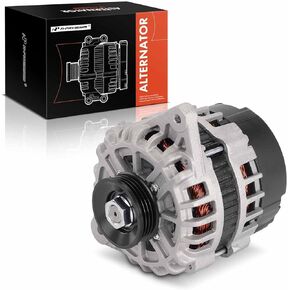 A-Premium Alternator Compatible with Hyundai Elantra 2001-2006, Accent 2000-2005, Tiburon 2003-2004/2007-2008, Tucson 2005 & Kia Sportage 2006, Spectra 2005, Spectra5 2005, 12V 90A 4-Groove Clockwise