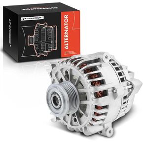 A-Premium Alternator Compatible with Ford Mustang 2005 2006 2007 2008, V8 4.6L, 12V 135A 6-Groove Pulley Clockwise, Replace# 4R3Z-10346-BB, 6R3T-10300-DB