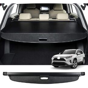 Retractable Cargo Cover Security Shade Compatible with Audi Q5 SQ5 2018-2024 Black Privacy Screen Retractable Rear Storage Waterproof Cargo Cover Luggage Security Shield Shade