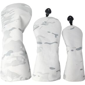 Golf Head Covers for Golf Clubs, PU Leather Vintage Design Ladies Golf Club Driver Headcover Set with Numbered for 1 2 3 4 5 6 7 X UT/Hybrid/Fairway Wood