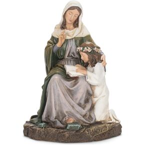 Joseph's Studio by Roman, Renaissance Collection, 7" H ST Anne Figure, Home Décor, Devout Gift, Prayerful Inspiration (5x5x7)