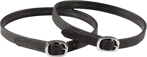 HORZE Exclusive Spur Straps - Black - One Size in Saudi Arabia