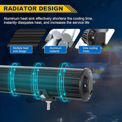 Willpower 45 inch 612W LED Light Bar Triple Row Spot Flood Combo Beam Off Road Driving Lights Waterproof Work Light for Jeep Trucks SUV ATV UTV Boat Lights,12V 24V in Kuwait