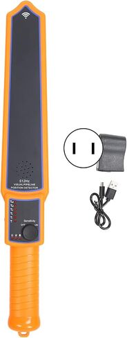 Pipe Inspection Camera Receiver, 512hz Sewage Pipe Inspection Camera Receiver Far Near Detection Mode 3 Level Battery Indicator 10 Hours Working Time(US Plug) in Saudi Arabia