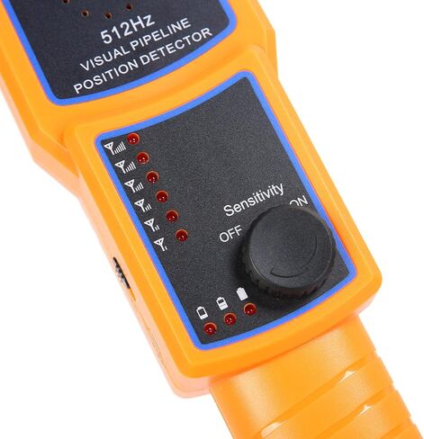 Pipe Inspection Camera Receiver, 512hz Sewage Pipe Inspection Camera Receiver Far Near Detection Mode 3 Level Battery Indicator 10 Hours Working Time(US Plug) in Saudi Arabia