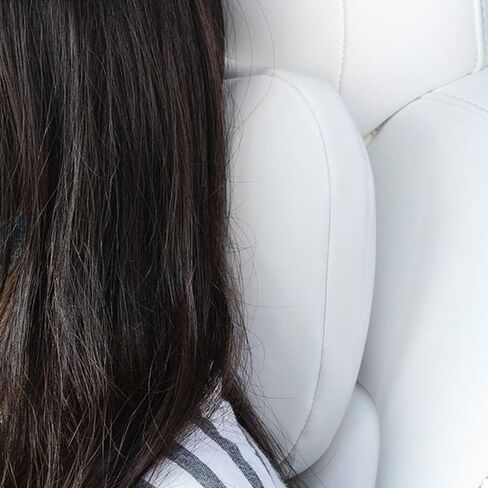 Seat Headrest Neck Pillow for Tesla Model 3 ModelY/S/X Uniquely Designed Neck Pillow Seat Headreck Cushion Nappa Leather Neck Support Car Accessories(1 pcs White) in Saudi Arabia