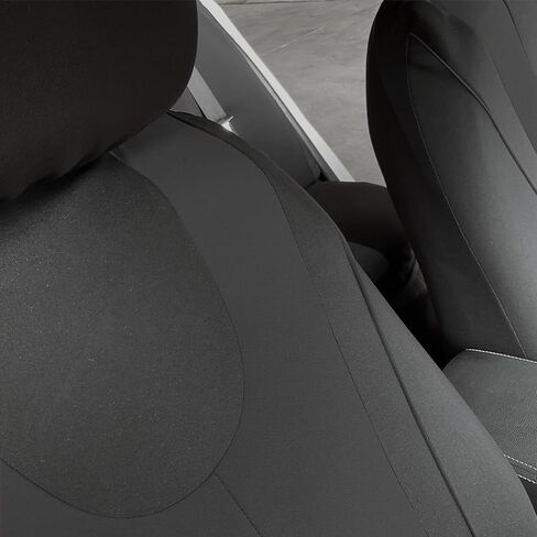 2 Pack Front Car Seat Covers, Polyester Universal Automotive Seat Protectors, Soft Breathable, Car Accessories, Waterproof Auto Seat Cushion Covers Fits Most Car (Beige) in Saudi Arabia