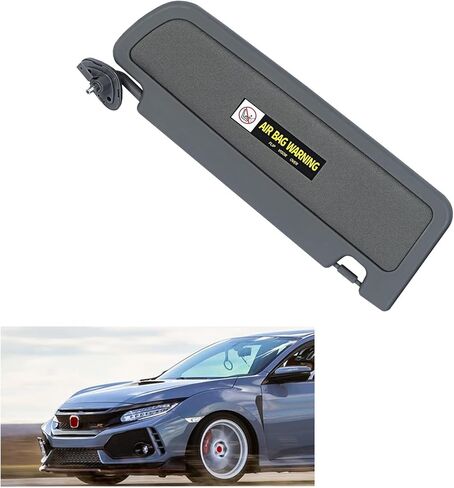 Kojem Sun Visor Dark Gray Compatible with 2006-2011 Honda Civic- Left (Driver Side) Replace for 83280-SNA-A01ZA in Saudi Arabia