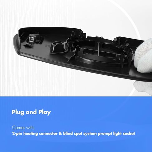 Compatible with Ford Explorer Passenger Side Mirror Replacement 2020 2021 2022 2023 2024, Right Side Mirror Glass Power Heated, with Blind Spot Detection, LB5Z17K7070B, LB5Z17K7070E in Saudi Arabia