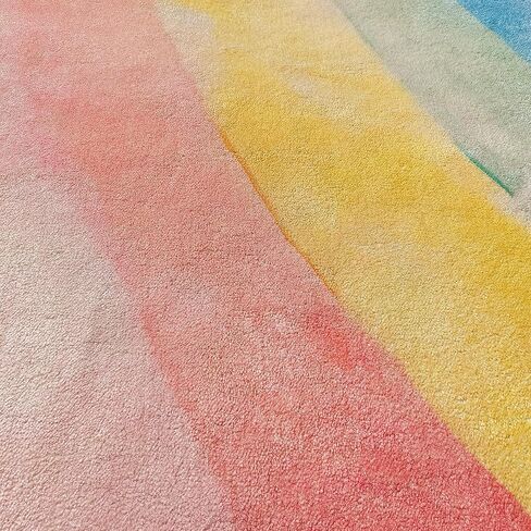 ABREEZE Kids Rug Play Mat Ultra Soft Rugs for Kids Room, 3.3'x5' Non Slip Cartoon Children Nursery Rug Baby Rug Area Rug Kids Carpet for Bedroom Decor Playroom Living Room in Kuwait