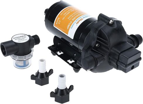 Amarine Made Water Pressure Pump Water Diaphragm Self Priming Pump for Caravan/rv/Boat/Marine 115V 11.3LPM/3.0GPM 50PSI/3.4Bar in Saudi Arabia
