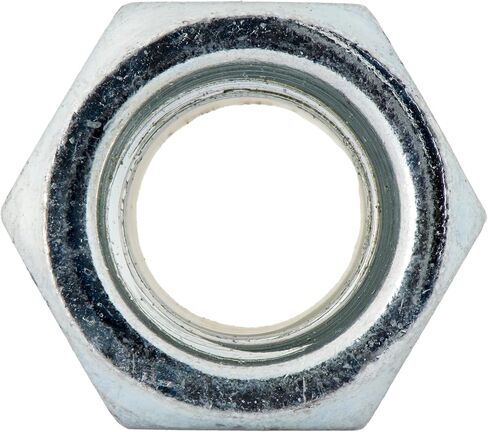 3/8-16 (100 Pack) Nylock Hex Nuts, Grade 2, Nylon Insert Locknut by Makers Bolt in Saudi Arabia