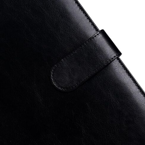 Clipboard Portfolio Meeting Record Manual Faux Leather Storage Clipboard with Cover for Size A4 Writing Pad,Phone Pocket & Business Card Holder, Used for Business Office,Meeting etc. (Coffee Color) in Saudi Arabia