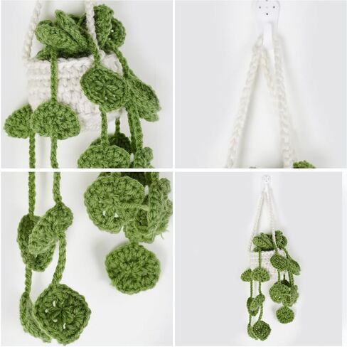 Cute Car Crochet Hanging Ornament Accessories Handmade Knitted Car Mirror Decor Hanging Decoration Plant Mirror Hanging Car in Saudi Arabia