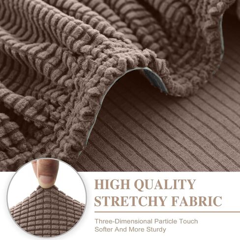 Couch Cushion Cover Seat Cushion Cover Stretch Armchair Cover Separate Sectional Sofa Slipcovers Furniture Protector(1 Piece for Seat or Sofa Backrest, Black) in Saudi Arabia