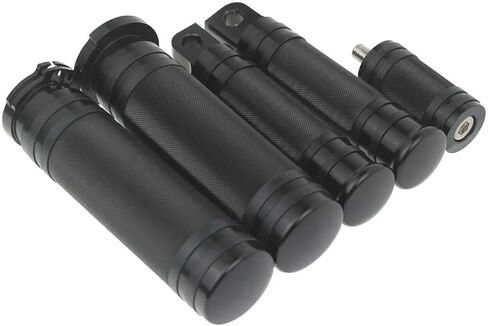 YHMTIVTU دراجة نارية 1 "مقود CNC مقابض اليد ذكر جبل شيفتر ربط القدم ربط مجموعة صالح ل هارلي in Kuwait