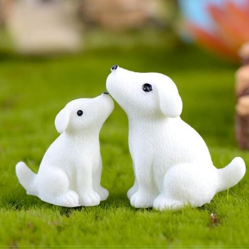 لطيف كلب صغير لوحة القيادة الملحقات Kawaii جرو سيارة مرآة الرؤية الخلفية الملحقات مضحك هدايا لمحبي الكلاب ديكور المنزل ديكور المناظر الطبيعية الصغيرة in Kuwait