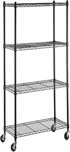 3-Inch Casters for Shelf Unit, Set of 4,Threaded Stem 1/4",5/16",3/8" Stem All Include,Universal for All Kinds of Shelving Unit in Saudi Arabia