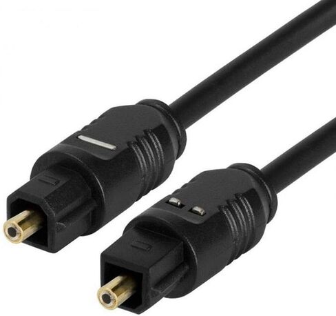 Optical Audio Cable Digital Toslink Fiber Optic SPDIF Wire TV HiFi Music 15Ft 5M in Saudi Arabia