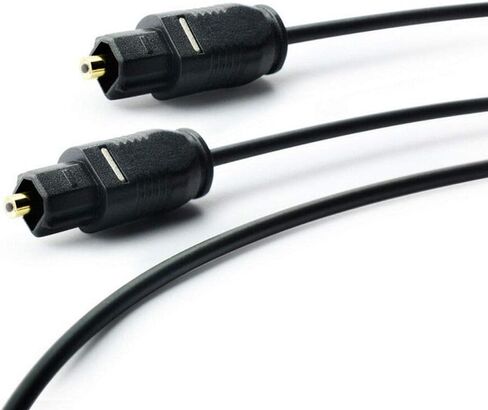 Optical Audio Cable Digital Toslink Fiber Optic SPDIF Wire TV HiFi Music 15Ft 5M in Saudi Arabia