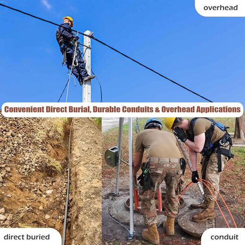 500ft/150m OD-5mm Industrial TPU OM5 Fiber Cable LC to LC Outdoor Armored in Kuwait