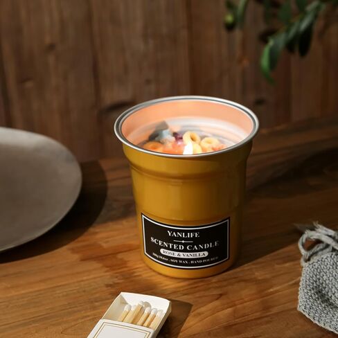 Scented Candles | Vanilla Candle | Rose Candle | Soy Candles | Aromatherapy Candle | Candles Clearance | Scented Candles for Mothers Day Gifts, Birthday, Anniversary | 11.5 oz 80 Hour Burning in Saudi Arabia