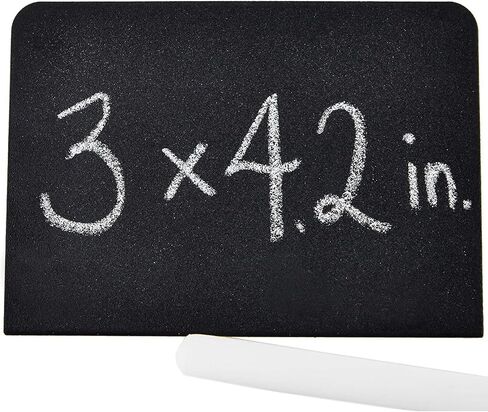 Juvale 8-Pack Mini Metal Chalkboard Stands - Erasable Signs for Tables, Weddings, and Parties, 3 x 4 Inches in Saudi Arabia