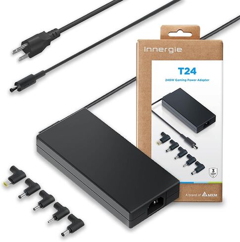 Innergie T18 180W 150W 19.5v 9.23a Universal Laptop Charger for MSI Gaming Laptop, MSI ac Power Cord, Universal Tips for Dell, ASUS, HP, Lenovo, Acer, and More. 9ft | Compatible MSI Gaming Laptop GF75 GS75 Stealth, Levono, ROG, Alienware Laptop Power Supp in Kuwait