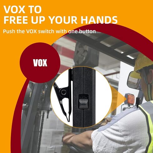 سماعة أذن Retevis بدون استخدام اليدين مع ميكروفون، VOX، 2 دبوس، لـ RT22 RT21 H-777 RT68 H-777S RB45 RT22S RT27، متوافقة مع راديو Baofeng BF-888S SAMCOM Kenwood، سماعة أذن راديو ثنائية الاتجاه (10 عبوات) in Saudi Arabia