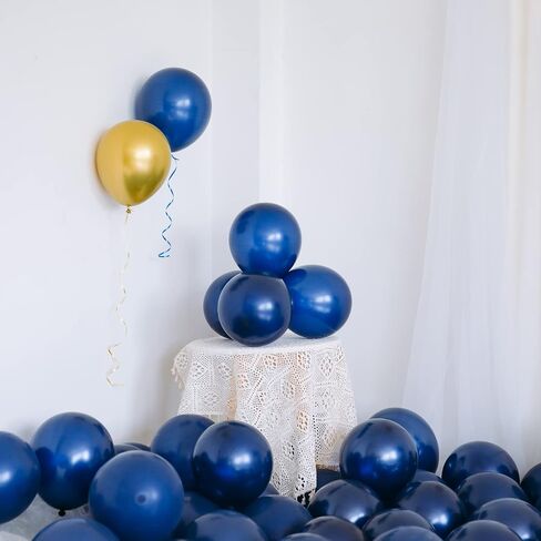 100Pack Dark Brown Latex Balloons, 12inch Balloons Premium Helium Quality Balloons for Party Supplies and Decorations(With 2 Gold Ribbons) in Saudi Arabia