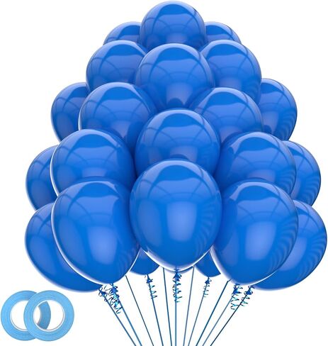 100Pack Dark Brown Latex Balloons, 12inch Balloons Premium Helium Quality Balloons for Party Supplies and Decorations(With 2 Gold Ribbons) in Saudi Arabia