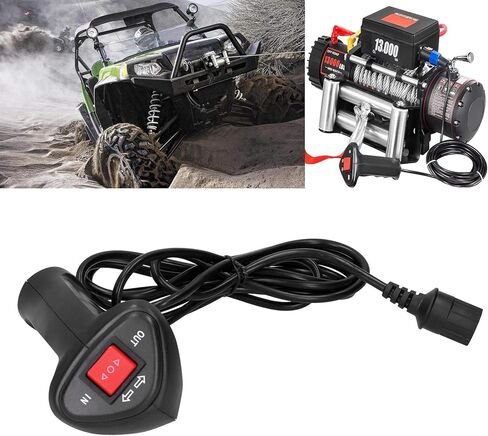 Yctze Universal Electric Winch Remote Control Controller with 9.2ft Cable for Car Off-Road Vehicle control winch universal,winch remote,engo winch controller,universal winch remote,universal electric in Saudi Arabia