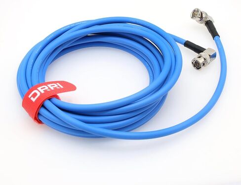 كابل DRRI Canare12G-SDI 4K UHD من الزاوية اليمنى BNC إلى الزاوية اليمنى BNC لشاشة الفيديو (1 متر، أخضر) in Kuwait