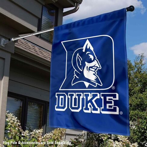 Duke Blue Devils Wordmark Double Sided House Banner Flag in Saudi Arabia