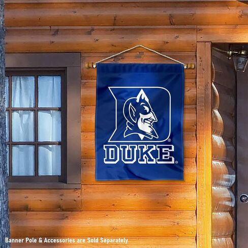 Duke Blue Devils Wordmark Double Sided House Banner Flag in Saudi Arabia