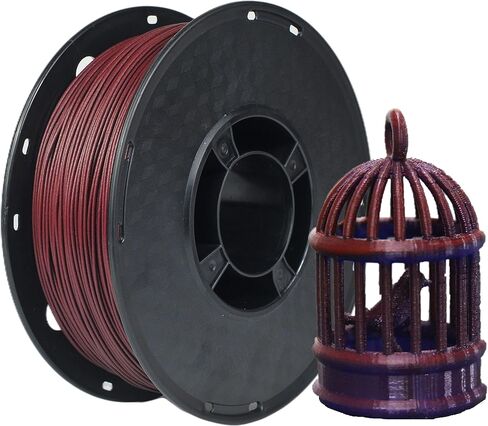 RANKI Wood PLA Filament 1.75mm 3D Printer Filament Rosewood, Real Wood Infill, 1kg Spool (Rosewood) in Saudi Arabia
